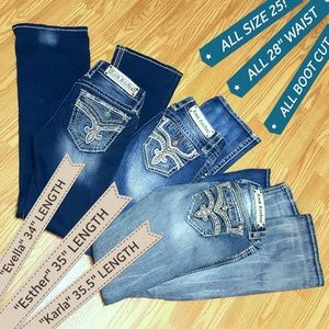 3 pairs Rock Revival